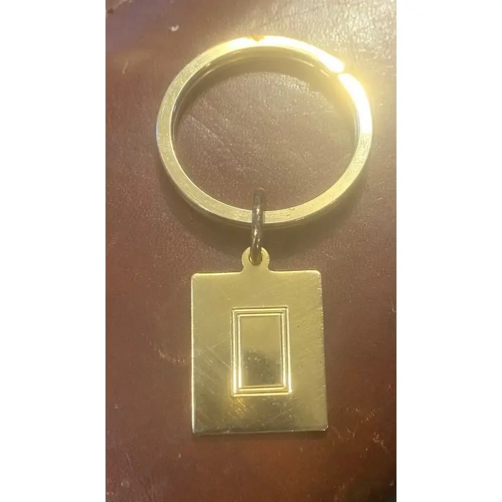 VTG Gold Tone Key Ring, Space for Monoram